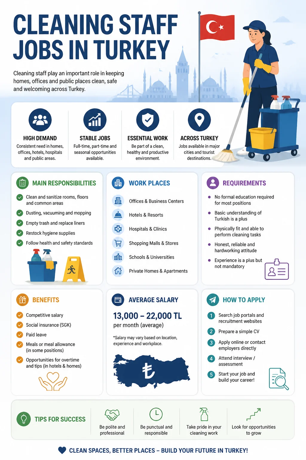 Cleaning Staff Jobs