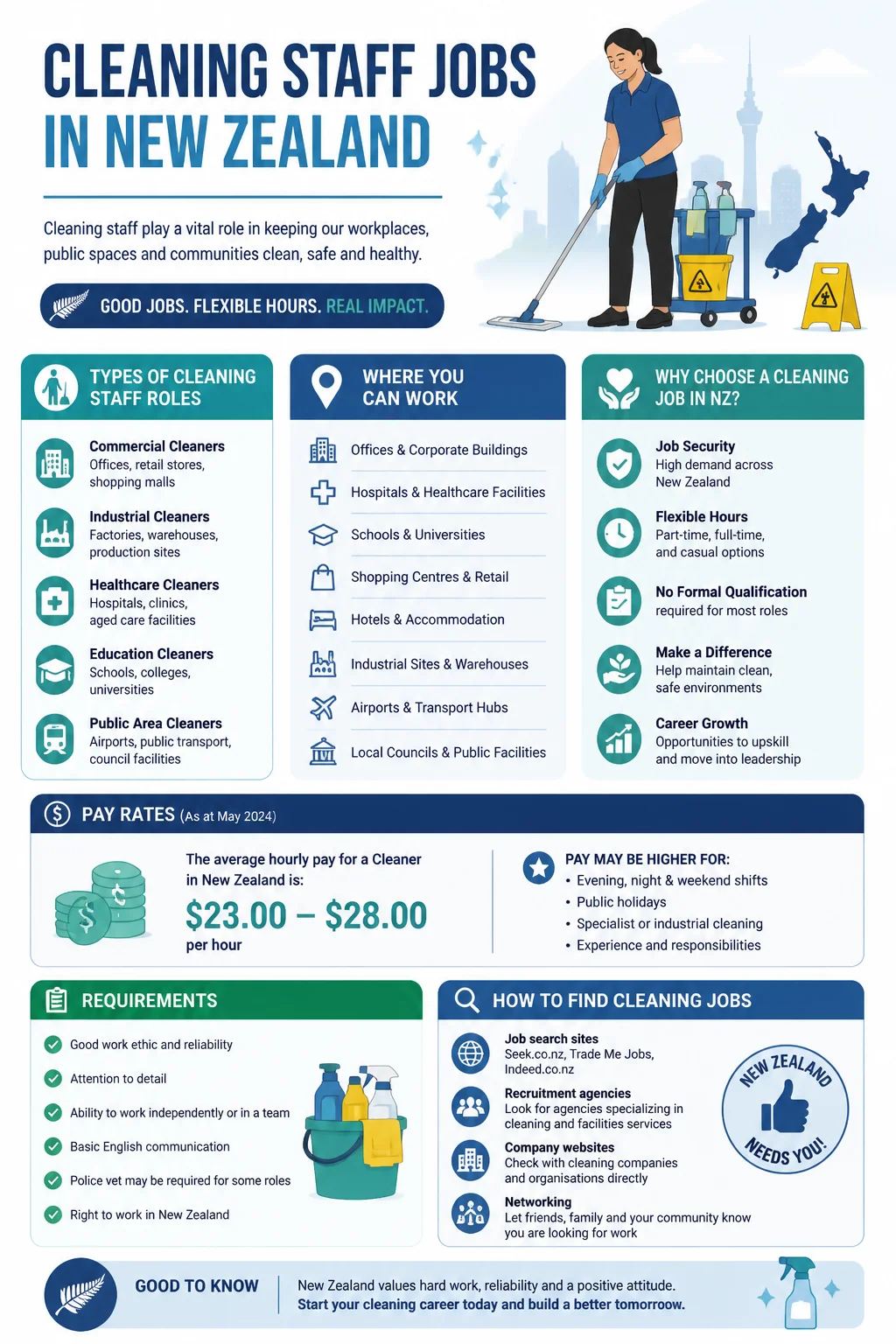 Cleaning Staff Jobs